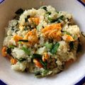 EMSSJ５'s cooksnap of when they made 具がいっぱいの『ニラとジャコの炒飯』.