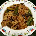 えり＠たん's cooksnap of when they made 豚肉、なす、オクラの炒め煮.