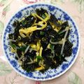あざらしの赤ちゃん's cooksnap of when they made ■糖質制限■もやしにら卵簡単海苔ナムル昼.