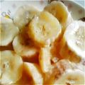 しっさ's cooksnap of when they made ほかほかバナナのミルクがけ.