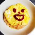 ＫawausosO's cooksnap of when they made 簡単☆レンジdeオムライス.