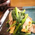 のんびりはるみむし's cooksnap of when they made 小松菜と豚肉のピリ辛ゴマソース炒め☆.