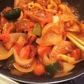 かずひめいな's cooksnap of when they made 酢鷄☆唐揚げリメイクにも！色々野菜入り.