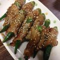 1094403's cooksnap of when they made オクラ豚巻き.
