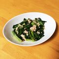 虹愛夢ママ's cooksnap of when they made ３分で♪＊小松菜の塩煮＊.