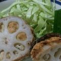 ぺこりなこ's cooksnap of when they made かんたん！レンコンはさみ揚げ.