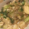 天ちゃん（＾＿＾）'s cooksnap of when they made ターサイの白麻婆豆腐.