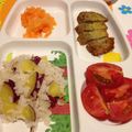 ポヨちママ's cooksnap of when they made 鶏そぼろとさつまいもの炊き込みご飯.