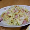 ゆけり３兄弟's cooksnap of when they made 白菜とリンゴのハムサラダ♪生姜醤油風味.