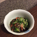 risa554's cooksnap of when they made ♥かいわれともずくの酢の物♥.