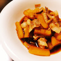 ココニコル's cooksnap of when they made ころころ大根と薄切り豚ばら肉のこってり煮.
