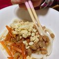 リラシャン's cooksnap of when they made まぜてのせるだけ！ぶっかけ納豆うどん.
