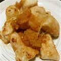 sayaglayer's cooksnap of when they made 簡単絶品！やわらかムネ肉おろしあえ.