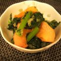 urajun6's cooksnap of when they made 味付はすし酢だけ！柿と春菊のおろし酢和え.