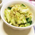 たまにゃんときよみ's cooksnap of when they made 簡単☆キャベツときゅうりであと一品.