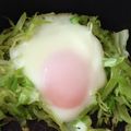 ゆちま♡'s cooksnap of when they made 朝御飯にキャベツの目玉焼き.