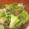 yuchinori's cooksnap of when they made サラダ菜と生ハムの塩レモンサラダ.