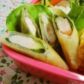 まじゅじゅ's cooksnap of when they made 揚げない☆海老チーズ春巻き.