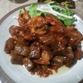 らぴあ♡'s cooksnap of when they made 鶏肉とこんにゃくの味噌照り焼き.