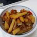 クックB7IFH2☆'s cooksnap of when they made じゃがいもと豚バラの甘から炒め.