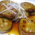 nabeko44kazu's cooksnap of when they made れんこんのはさみ焼き！カレー風味♪.