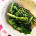 まめだまめこ's cooksnap of when they made 簡単 一品♪ 菜の花の 胡麻油 炒め！.
