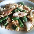 クックR83Q2Y☆'s cooksnap of when they made 節約♪ちくわとスナップエンドウの卵炒め♪.