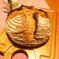 kei_chan4's cooksnap of when they made 天然酵母のカンパーニュ！！.