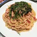クックKXDEZQ☆'s cooksnap of when they made 幸せパスタ♡たらこバター醤油味！.