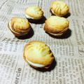 komugiko4's cooksnap of when they made チーズクリームサンドクッキー.