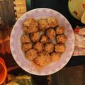 ポッポロさん's cooksnap of when they made 超簡単！　おはぎ風きなこ団子.
