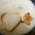 ミイシ's cooksnap of when they made スープに浮かべる可愛いクルトン.