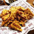 YUKIKI☆'s cooksnap of when they made ☆　ちくわとさつま芋の天ぷら　☆.