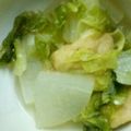 しまっしま☆'s cooksnap of when they made 大根と厚揚げ×白菜のうま煮.