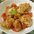 サンフラッツ's cooksnap of when they made 簡単！トマトとバジルのチキンソテー.