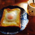 しゆづゅ's cooksnap of when they made 目玉焼き✨マヨトースト.