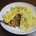 まさたかまま's cooksnap of when they made ♡残りごはん残り焼そばで♡オムそばめし♡.
