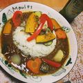 あぼかど星人's cooksnap of when they made 母の日、父の日に！カラフル野菜のカレー.