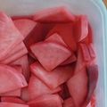 Kaffy10's cooksnap of when they made あっさり赤カブの甘酢漬け.
