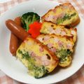 桃⭐みるく's cooksnap of when they made 菜の花とベーコンのケークサレ.