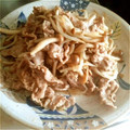 かほたくhy's cooksnap of when they made 豚ともやしとしめじの蒸し焼き.