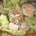 す1222's cooksnap of when they made ☆キャベツと鳥むね肉のオイマヨ炒め☆.