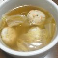もよよ's cooksnap of when they made 白菜と鳥だんごの中華スープ★.