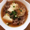あつだ's cooksnap of when they made つゆだく肉豆腐。優しい甘さです♪.