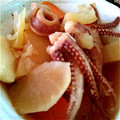 M2♡Yまま's cooksnap of when they made イカと大根とじゃがいもの煮物☆.