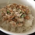 ①まま's cooksnap of when they made レンジで簡単ササミの納豆わさマヨ丼♡.