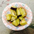 joy09's cooksnap of when they made 焼き芋の残りで３分おやつ！！.