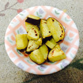 joy09's cooksnap of when they made 焼き芋の残りで３分おやつ！！.