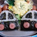 リスのしっぽ's cooksnap of when they made 幼稚園のキャラ弁（パトカー）.