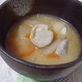 sumityon830's cooksnap of when they made うちの具だくさん味噌汁♪.